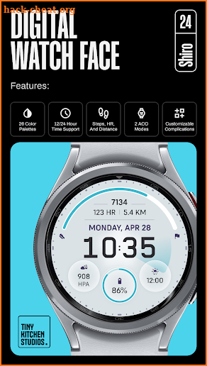 TKS 24 Shiro Watch Face screenshot