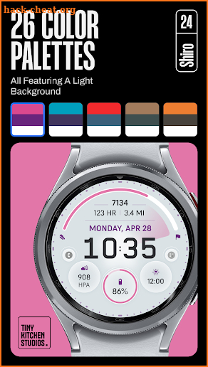 TKS 24 Shiro Watch Face screenshot