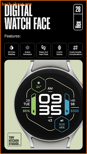 TKS 28 Hex Watch Face screenshot