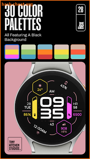 TKS 28 Hex Watch Face screenshot