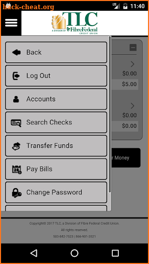 TLC Mobile Banking screenshot