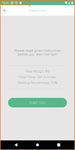 TLC Practice Exam screenshot
