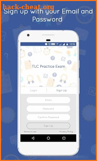 TLC Practice Exam screenshot