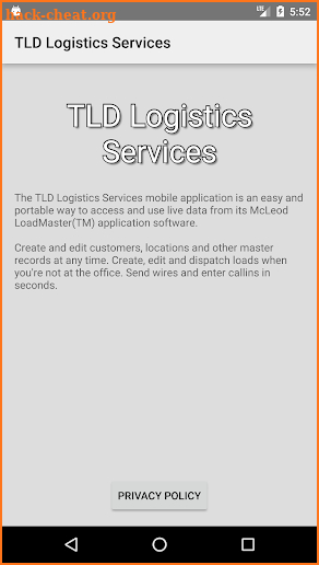 TLD Logistics Services screenshot