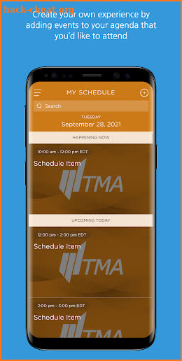 TMA Global Events screenshot