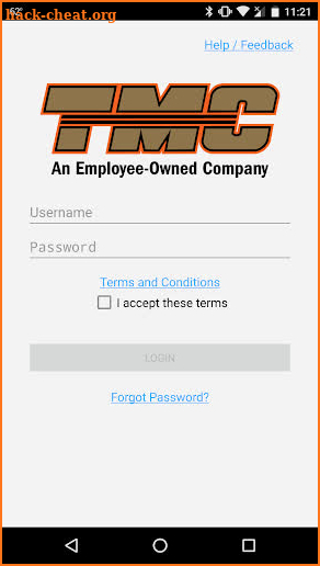 TMC Driver Connect screenshot