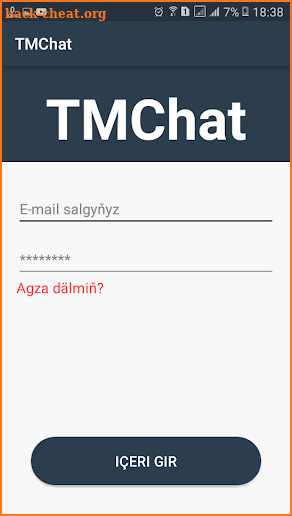 TMChat screenshot