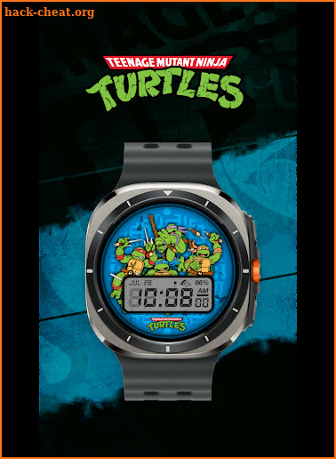 TMNT - Cowabunga SE Watch Face screenshot