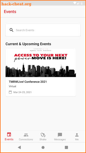 TMRWLive! Conference 2021 screenshot