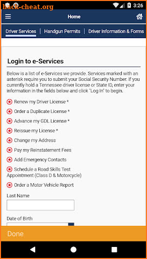 TN Driver Services screenshot