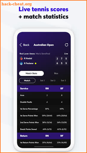 TNNS: Tennis Live Scores screenshot