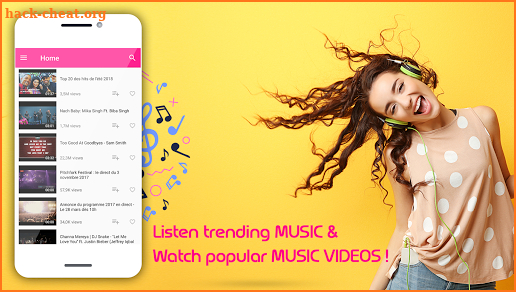 Tny Free Music Streamer - Popular Music Videos screenshot