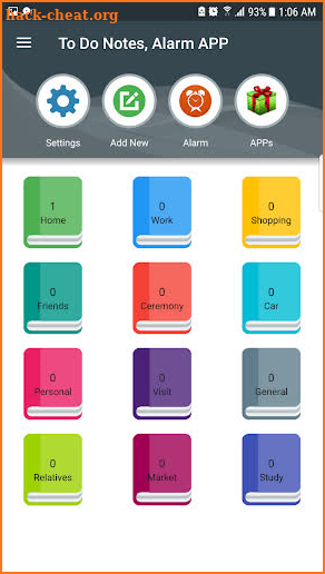 To Do List Notes Alarm Color Reminder Note Notepad screenshot