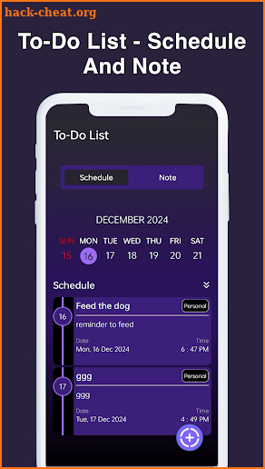 To-Do List - Schedule And Note screenshot