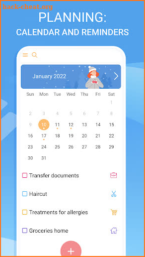 To-do list - tasks planner screenshot