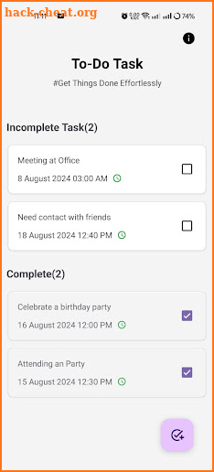 To-Do Task screenshot