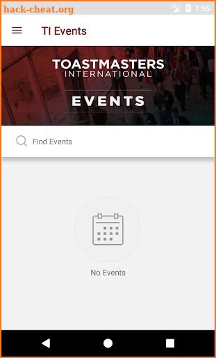 Toastmasters Events screenshot