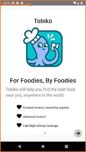 Tobiko screenshot