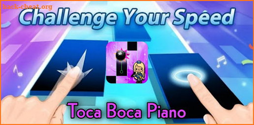 Toca Boca Christmas piano tile screenshot