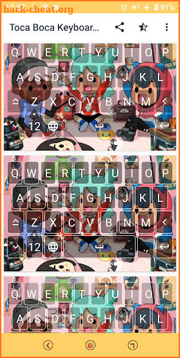 Toca Boca Theme Keyboard screenshot
