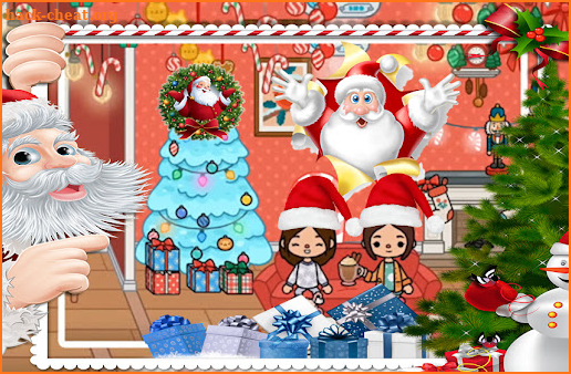 Tocaboca Christmas Wallpaper screenshot