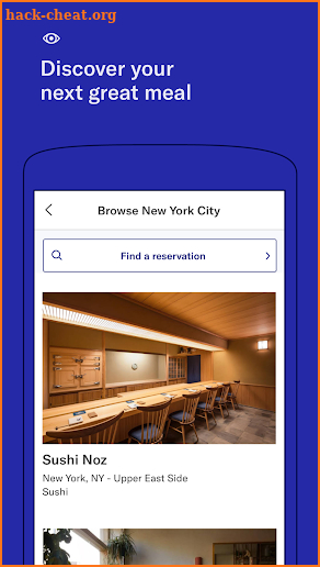 Tock - Restaurant Reservations screenshot