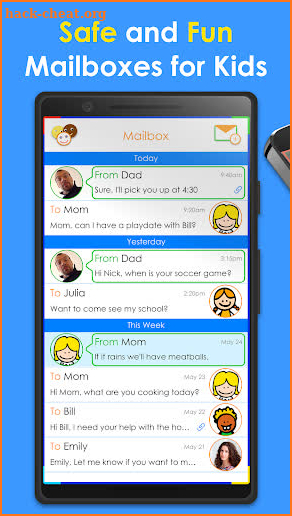 Tocomail - Email for Kids screenshot