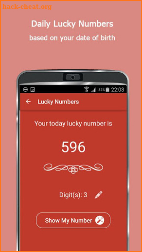 Today Lucky Numbers screenshot