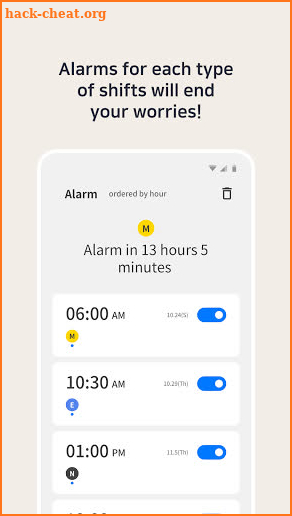 Today Shift - Shift Work Calendar screenshot