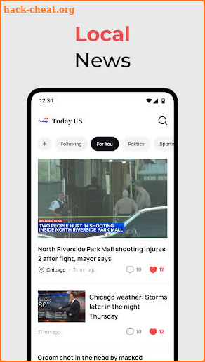 Today US - Breaking News screenshot