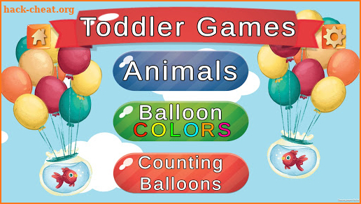 Toddler Games: Animals and Balloons screenshot