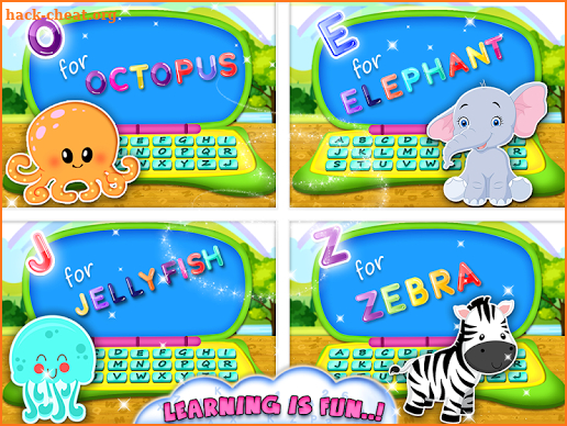 Toddler Kids Computer - Learn Alphabets & Numbers screenshot