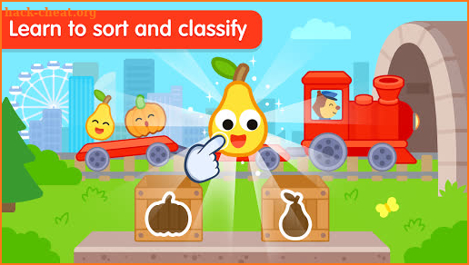 Toddler Learning Fruit Games: shapes and colors screenshot