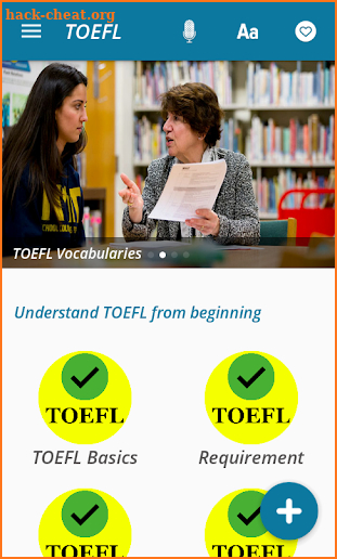 TOEFL screenshot