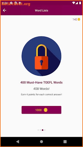 TOEFL Word Memorizer screenshot