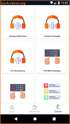 Toeic FlashCard Vocabulary screenshot