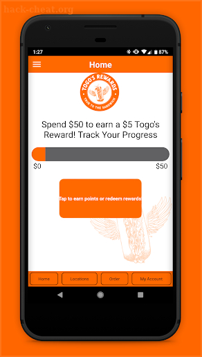 Togo's Rewards screenshot