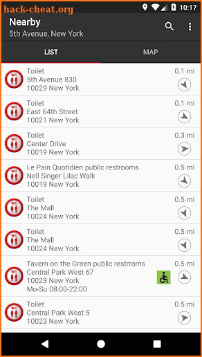 Toilet Finder | No. 1 Public Restroom Locator screenshot