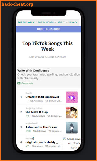 TokBoard - Top TikTok Songs For FYP screenshot