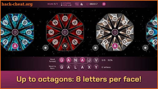 Tokegon: word & letter game screenshot