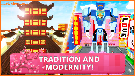 Tokyo Craft: 🗼Crafting & Building Game Lite 2018 screenshot