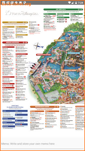 Tokyo DisneyLand, DisneySea Map Offline 東京ディズニーマップ screenshot