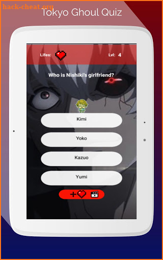 Tokyo Ghoul Quiz 2019 screenshot