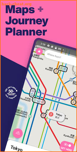 Tokyo Metro Subway Map & Route screenshot