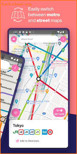 Tokyo Metro Subway Map & Route screenshot