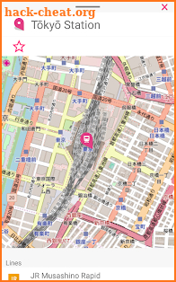 Tokyo Rail Map screenshot