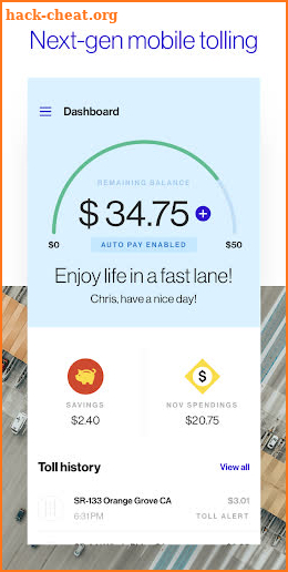 Toll Road Payment, Trip Calculator, Rates | Uproad screenshot