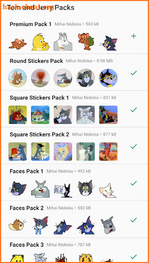 Tom and Jerry Stickers for WhatsApp screenshot
