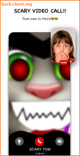 Tom Cat Scary talking Video Call + Chat screenshot