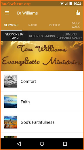 Tom Williams Ministries screenshot
